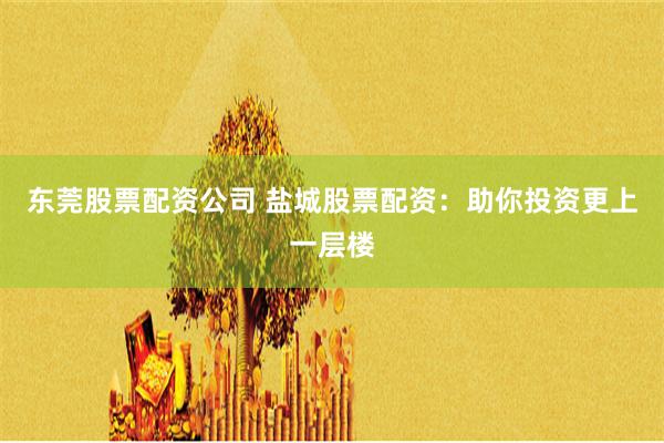 东莞股票配资公司 盐城股票配资：助你投资更上一层楼